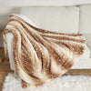 🦌 Deer Print Faux Fur Throw Blanket