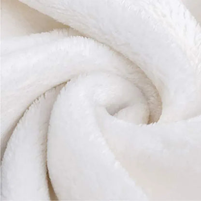 🦌 Deer Print Faux Fur Throw Blanket